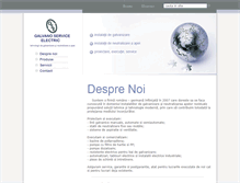 Tablet Screenshot of galvanoservice.ro